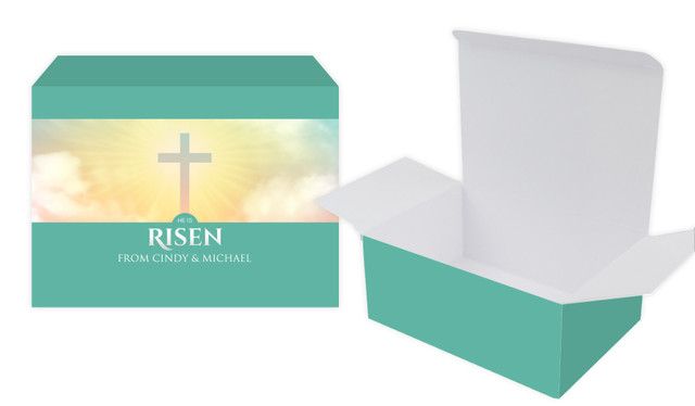 Heavenly Cross Personalised Tuck Gift Box