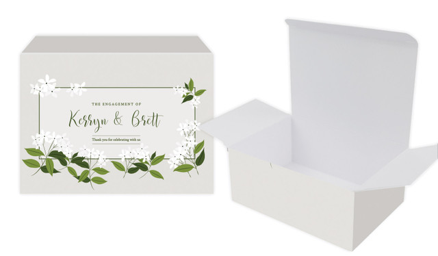 Jasmine Engagement Personalised Tuck Gift Box