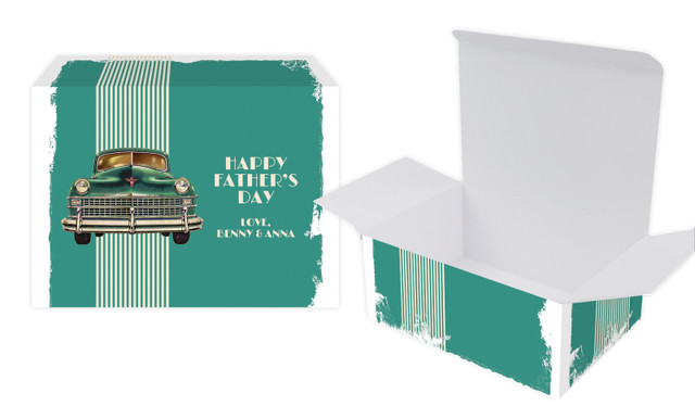 Old Cadillac Fathers Day Personalised Tuck Gift Box