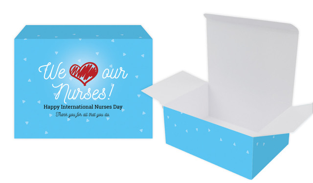 We Love Our Nurses International Nurses Day Personalised Tuck Gift Box