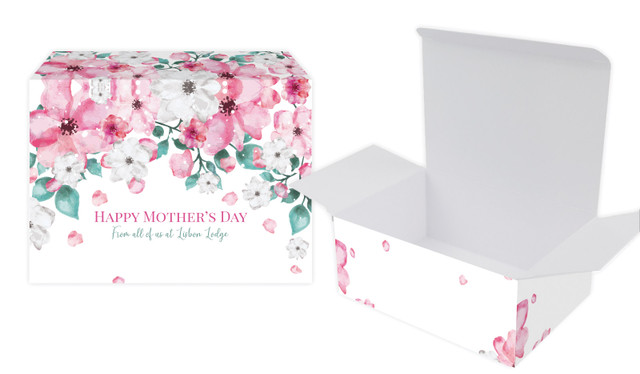 Falling Petals Mothers Day Personalised Tuck Gift Box