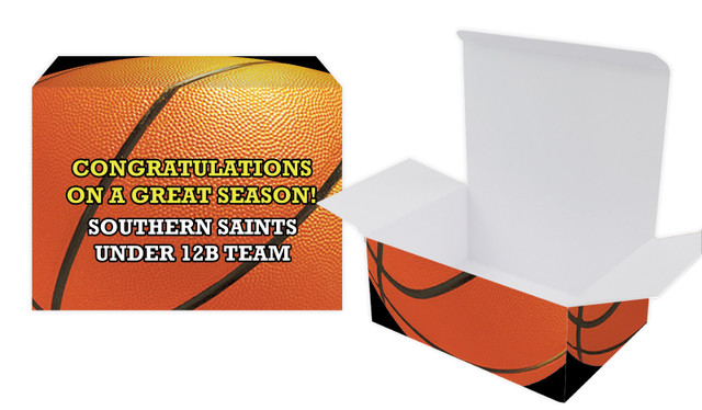Basketball Ball Personalised Tuck Gift Box