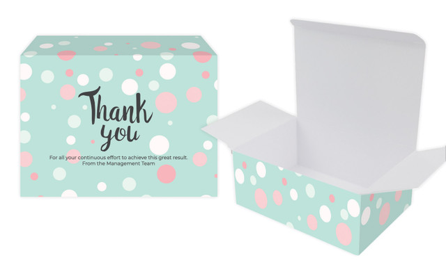 Dots Personalised Tuck Gift Box