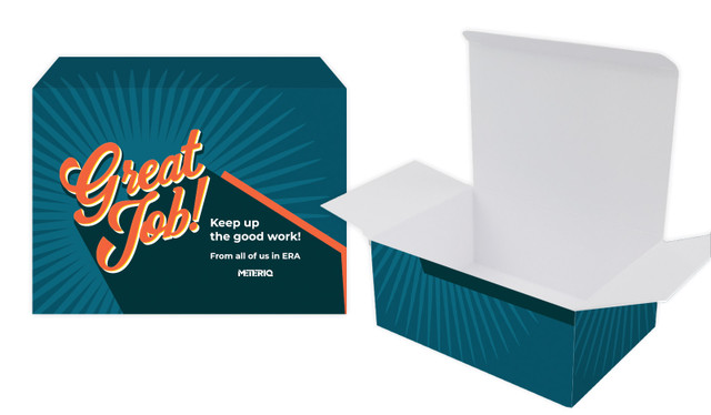 Retro Congratulations Personalised Tuck Gift Box