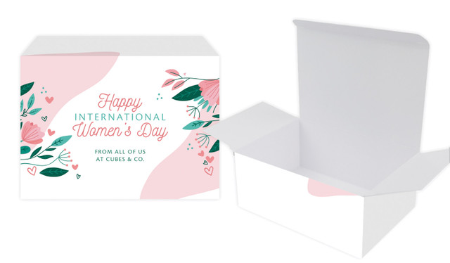 Fun Floral International Womens Day Personalised Tuck Gift Box