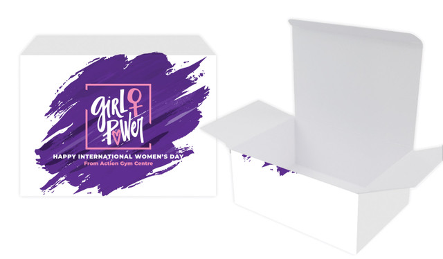 Girl Power International Womens Day Personalised Tuck Gift Box