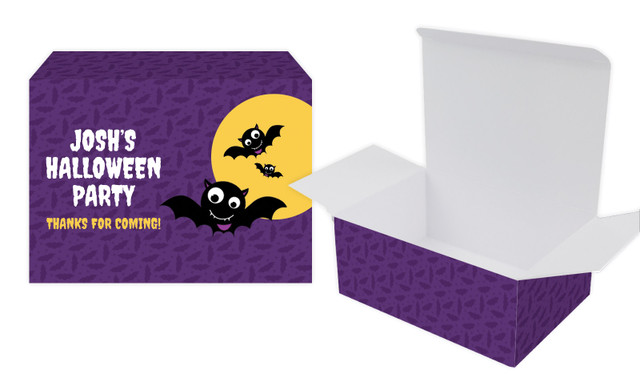Bat Halloween Personalised Tuck Gift Box