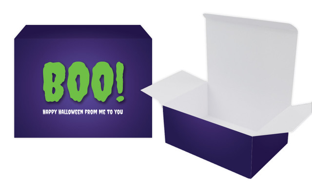 Boo Halloween Personalised Tuck Gift Box
