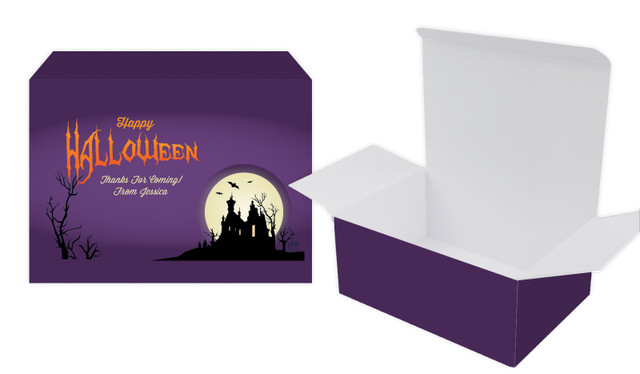 Creepy House Halloween Personalised Tuck Gift Box