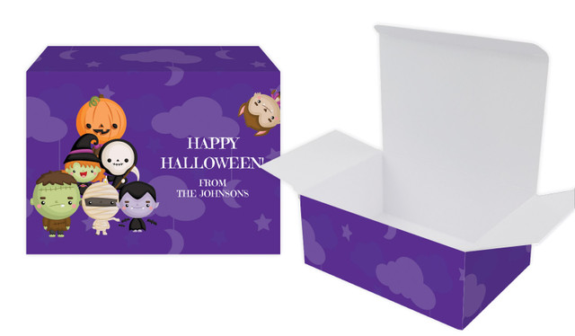 Cute Creatures Halloween Personalised Tuck Gift Box