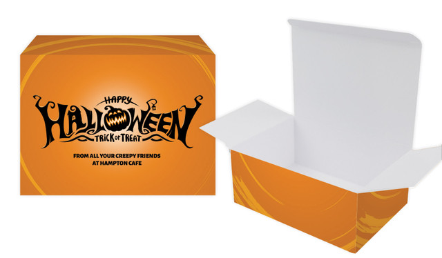 Halloween Script Halloween Personalised Tuck Gift Box