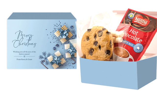 Baby Blue Christmas Hot Chocolate Kit