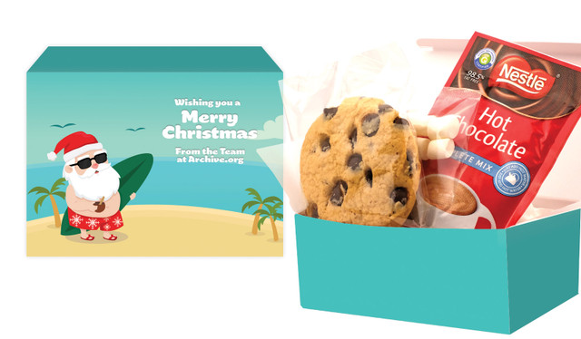 Beach Santa Christmas Hot Chocolate Kit