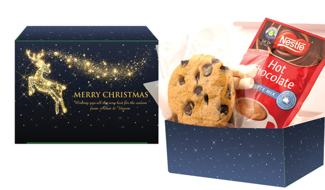 Glowing Reindeer Christmas Hot Chocolate Kit