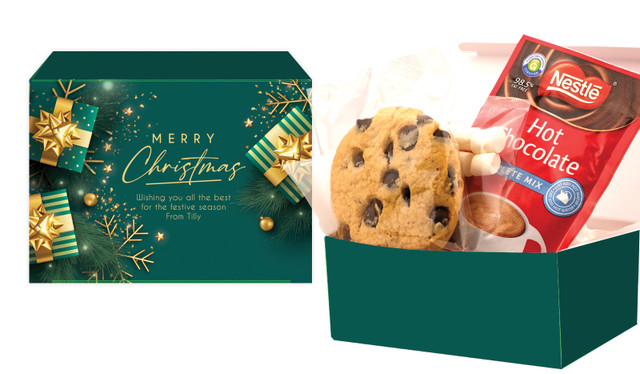 Green And Gold Gifts Christmas Hot Chocolate Kit