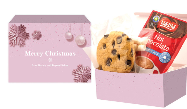 Pink Christmas Hot Chocolate Kit