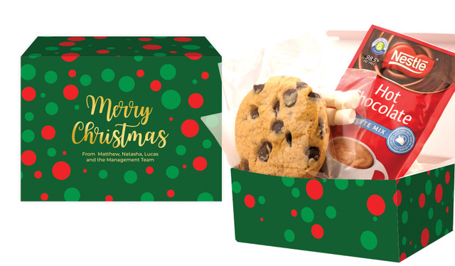 Xmas Dots Christmas Hot Chocolate Kit