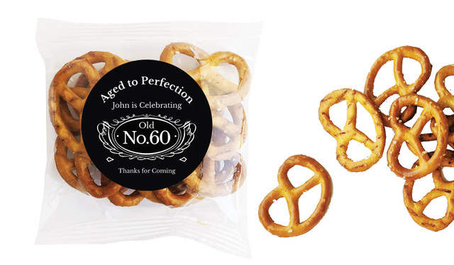 Aged To Perfection Personalised Bag Of Pretzels