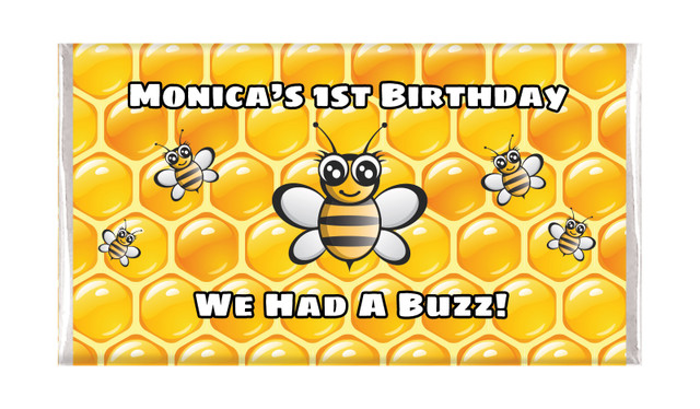 Bumble Bee Personalised Birthday Chocolates