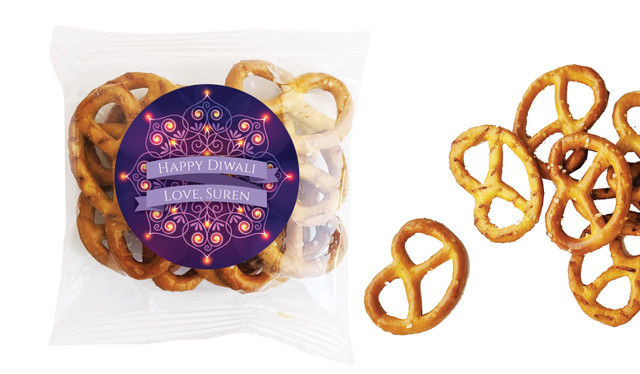 Lantern Mandala Diwali Personalised Bag Of Pretzels