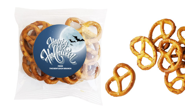 Blue Moon Halloween Personalised Bag Of Pretzels
