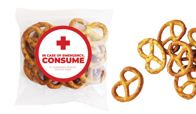 Emergency Consume International Nurses Day Personalised Bag Of Pretzels