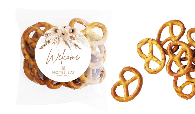 Boho Hospitality Branded Bag Of Pretzels
