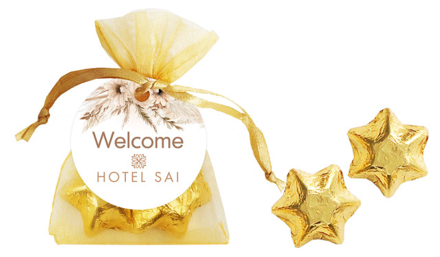 Boho Hospitality Branded Organza Bag