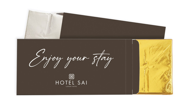 Chocolat Hospitality Branded Chocolate Bar In A Box
