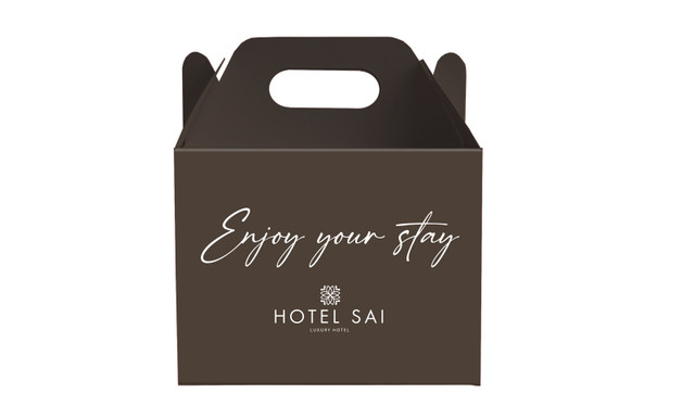 Chocolat Hospitality Branded Gable Favour Box