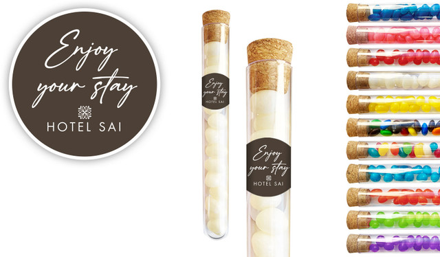 Chocolat Hospitality Branded Test Tubes