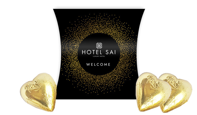 Confetti Centric Hospitality Branded Pillow Boxes