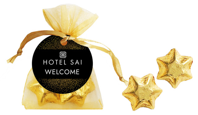 Confetti Centric Hospitality Branded Organza Bag