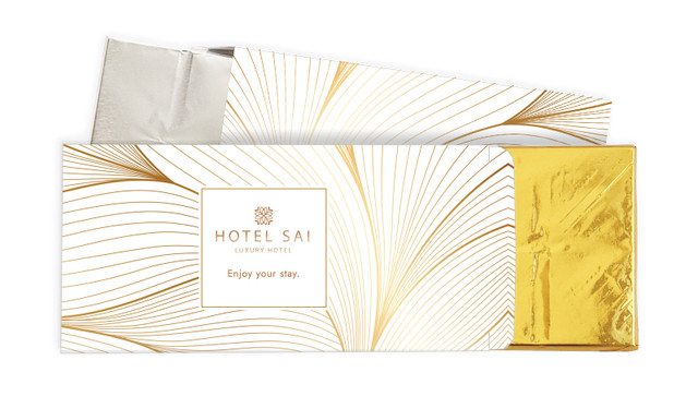 Flowing Lines Hospitality Branded Chocolate Bar In A Box