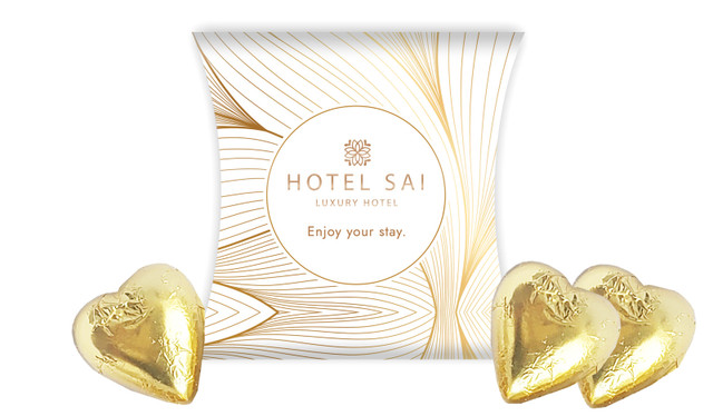 Flowing Lines Hospitality Branded Pillow Boxes