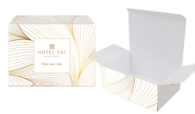Flowing Lines Hospitality Branded Tuck Gift Box