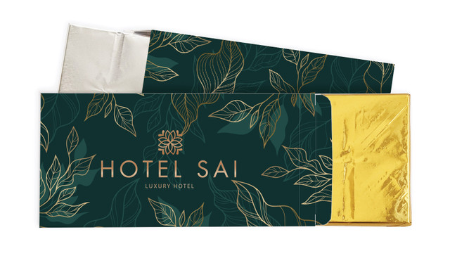 Golden Garden Hospitality Branded Chocolate Bar In A Box