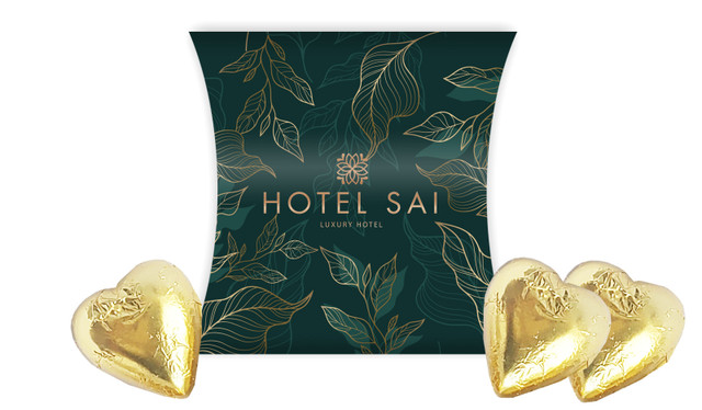Golden Garden Hospitality Branded Pillow Boxes