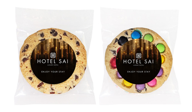 Hanging Glass Hospitality Branded Cookie