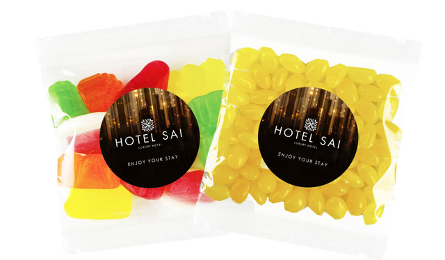 Hanging Glass Hospitality Branded Lolly Bag