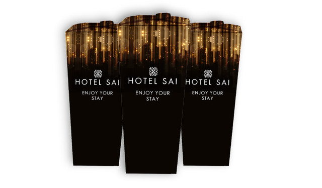 Hanging Glass Hospitality Branded Chocaboxes