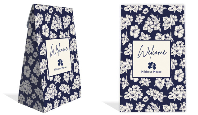 Hibiscus Hospitality Branded Gusset Favour Bag