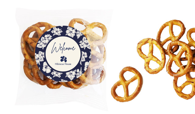 Hibiscus Hospitality Branded Bag Of Pretzels