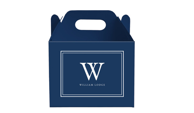 Monogram Hospitality Branded Gable Favour Box