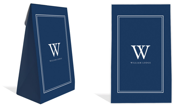 Monogram Hospitality Branded Gusset Favour Bag
