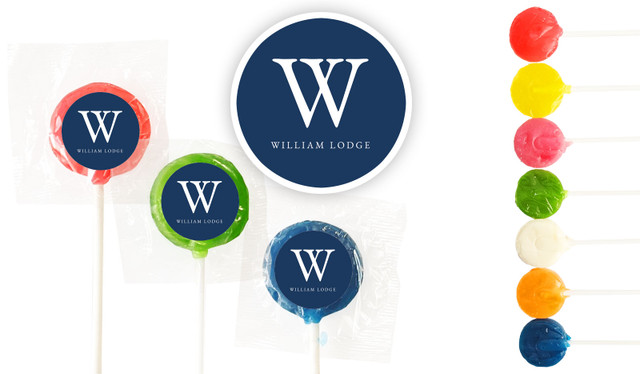 Monogram Hospitality Branded 2.5cm Mini Lollipops