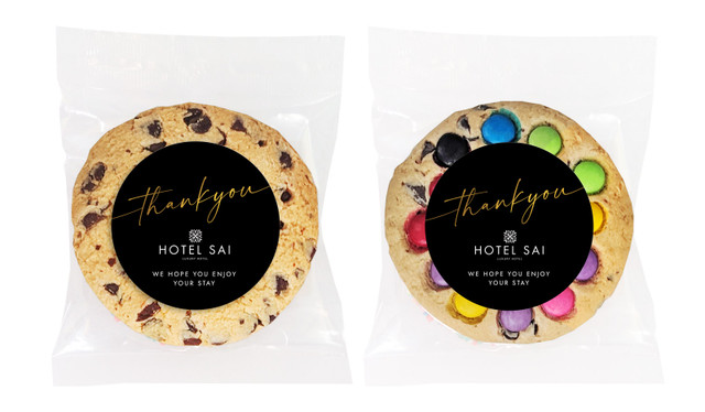 Simple Thank You Hospitality Branded Cookie