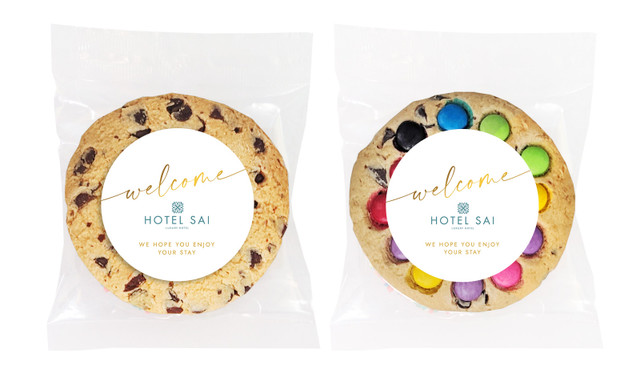 Simple Welcome Hospitality Branded Cookie