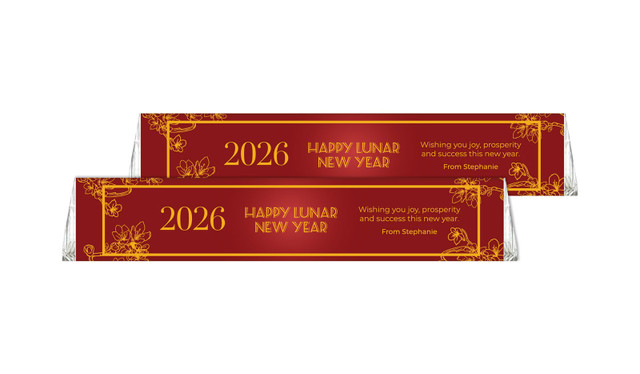 Cherry Blossoms Chinese New Year Custom Toblerone Bars 50g
