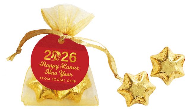 Contemporary Year Chinese New Year Personalised Organza Bag